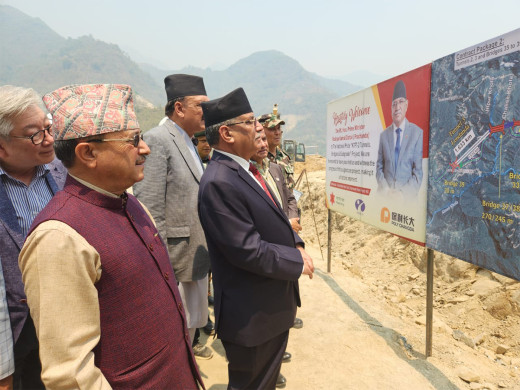 प्रधानमन्त्रीद्वारा काठमाडौं–तराई/मधेस द्रुतमार्ग अवलोकन